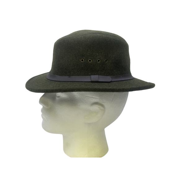 Filson Forest Green Style 25 Vintage Mackinaw 100% Wool Packer Hat Size Medium - Picture 4 of 8